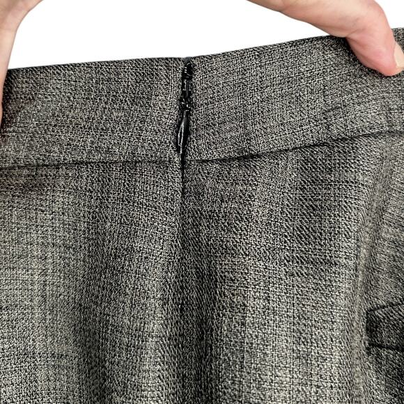 J.Crew Gray Flat Front Wool Blend Lined Formal Classic Trousers Pants Size‎ 4 - Picture 3 of 10